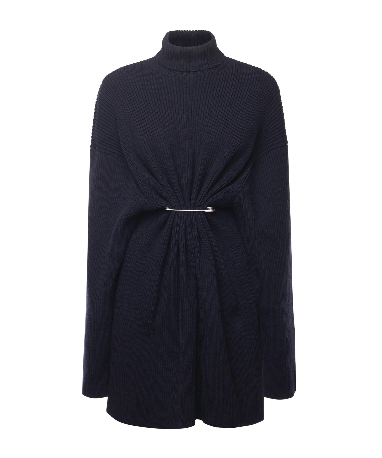 Mini abito Pinched in maglia di lana e cotone 850028 T17594140 BALENCIAGA 