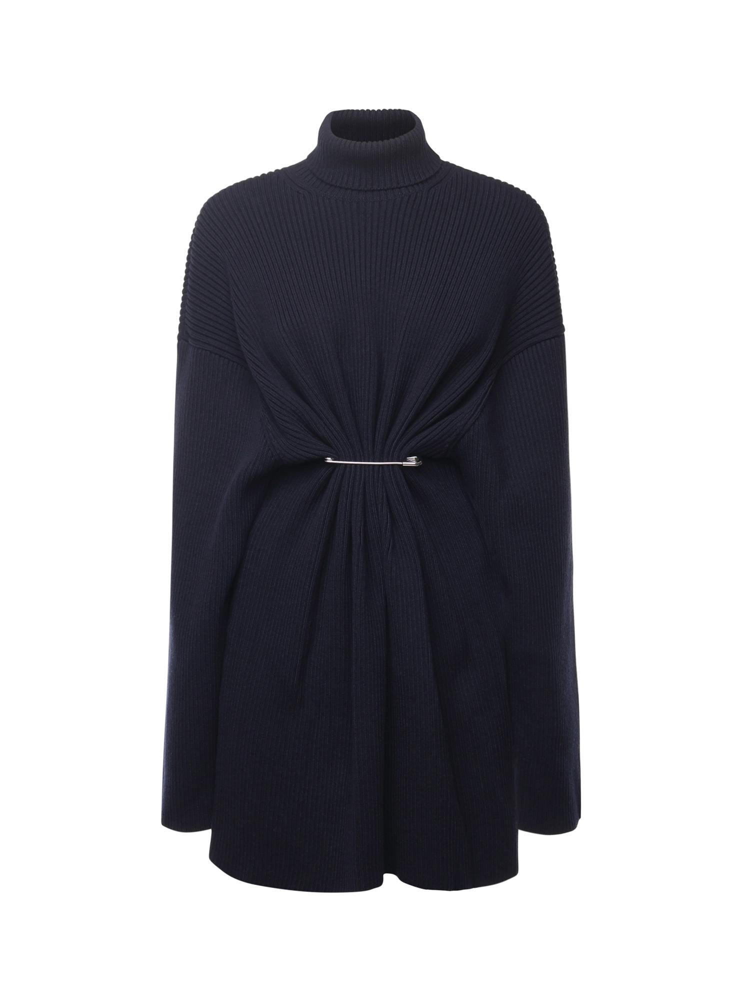 Mini abito Pinched in maglia di lana e cotone 850028 T17594140 BALENCIAGA 
