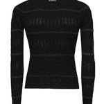 Polo maniche lunghe con riga metallizzata 104734 A2FCZ99 PINKO 