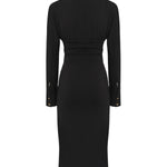 Abito midi Matilde 5YGK35 6257AJBLK MARCIANO BY GUESS 
