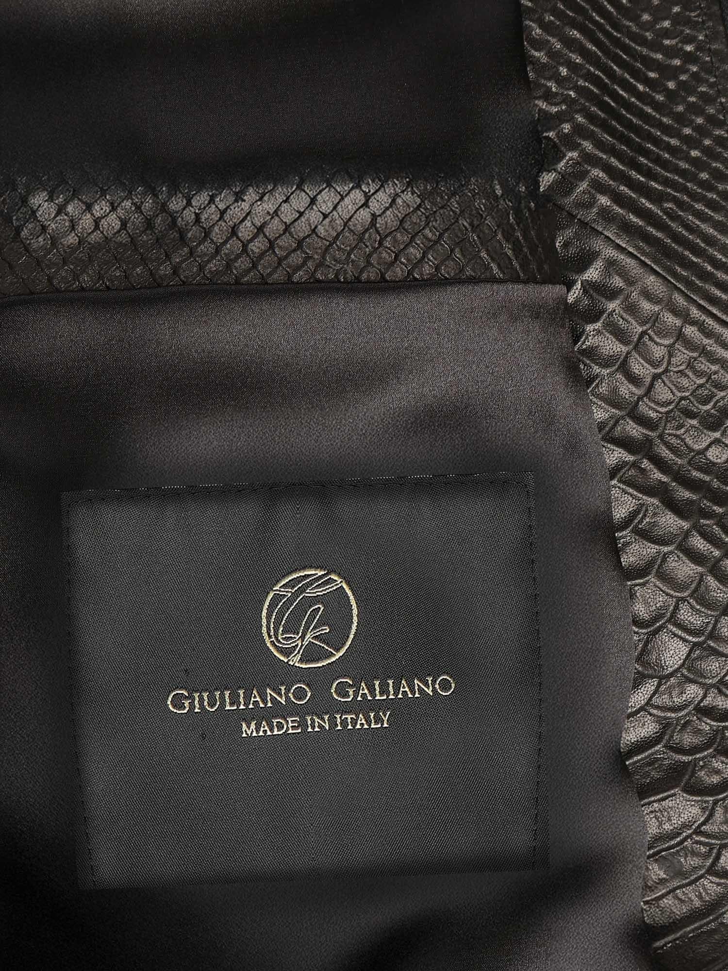 Bomber Good Fellas in pelle GOODFELLAS PITONENERO GIULIANO GALIANO 