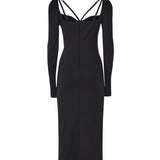 Abito longuette in jersey stretch F6JBHT FUGN7N0000 DOLCE & GABBANA 
