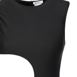 Costume da bagno cut-out AA9W0075J084B 995 ALAIA 