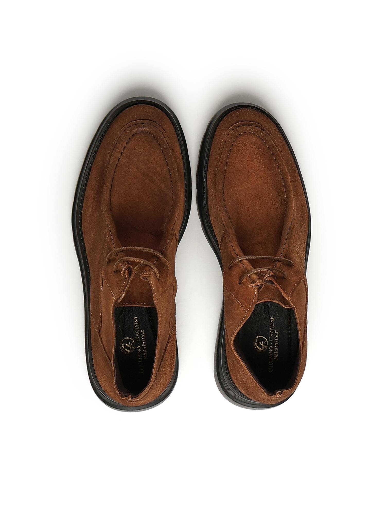 Polacchino Caviar in camoscio CAVIAR CAMOSCIOTABACCO GIULIANO GALIANO 