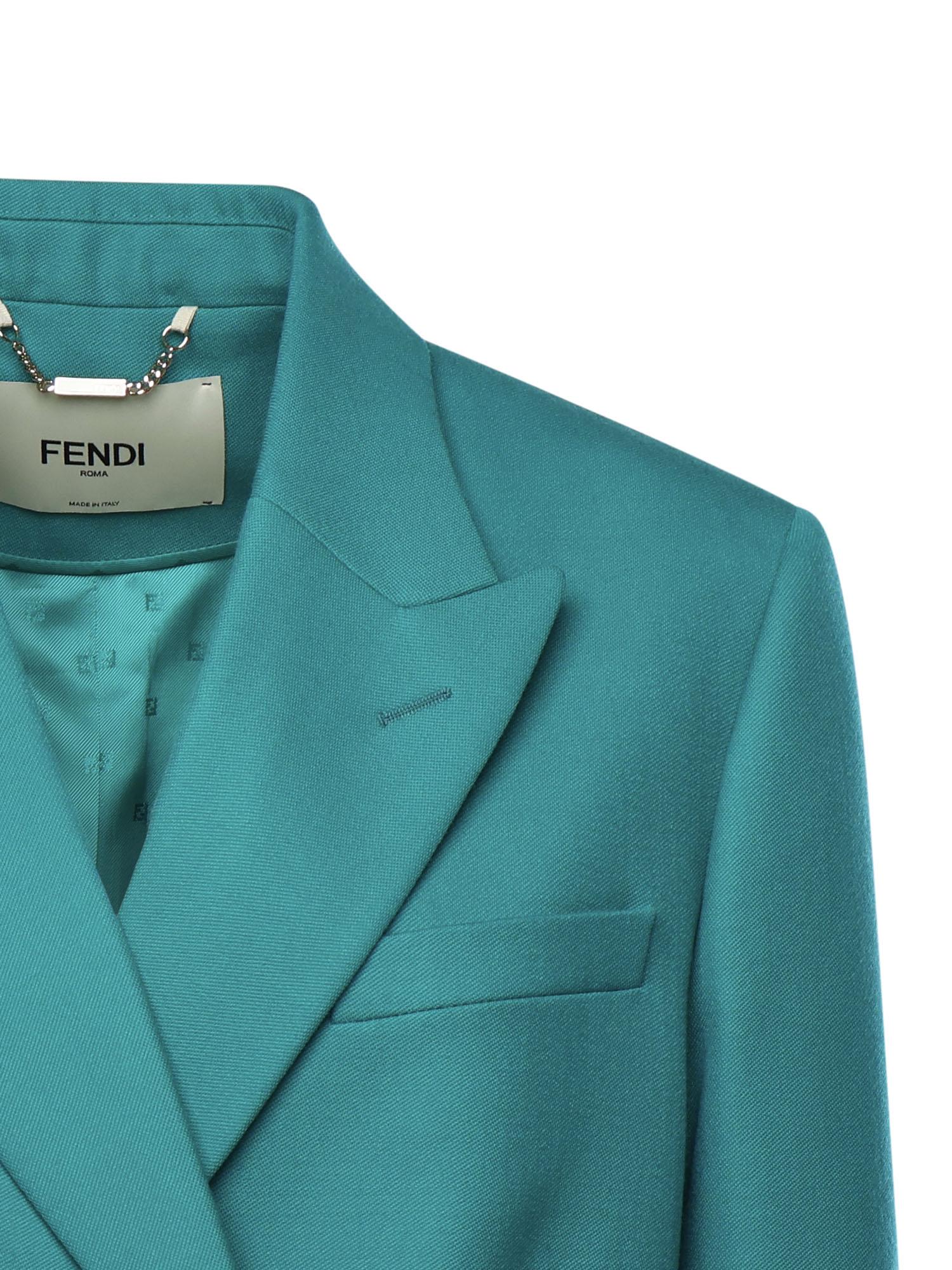 Blazer in lana Grain de Poudre FJ7685 AJYFF1UKL FENDI 