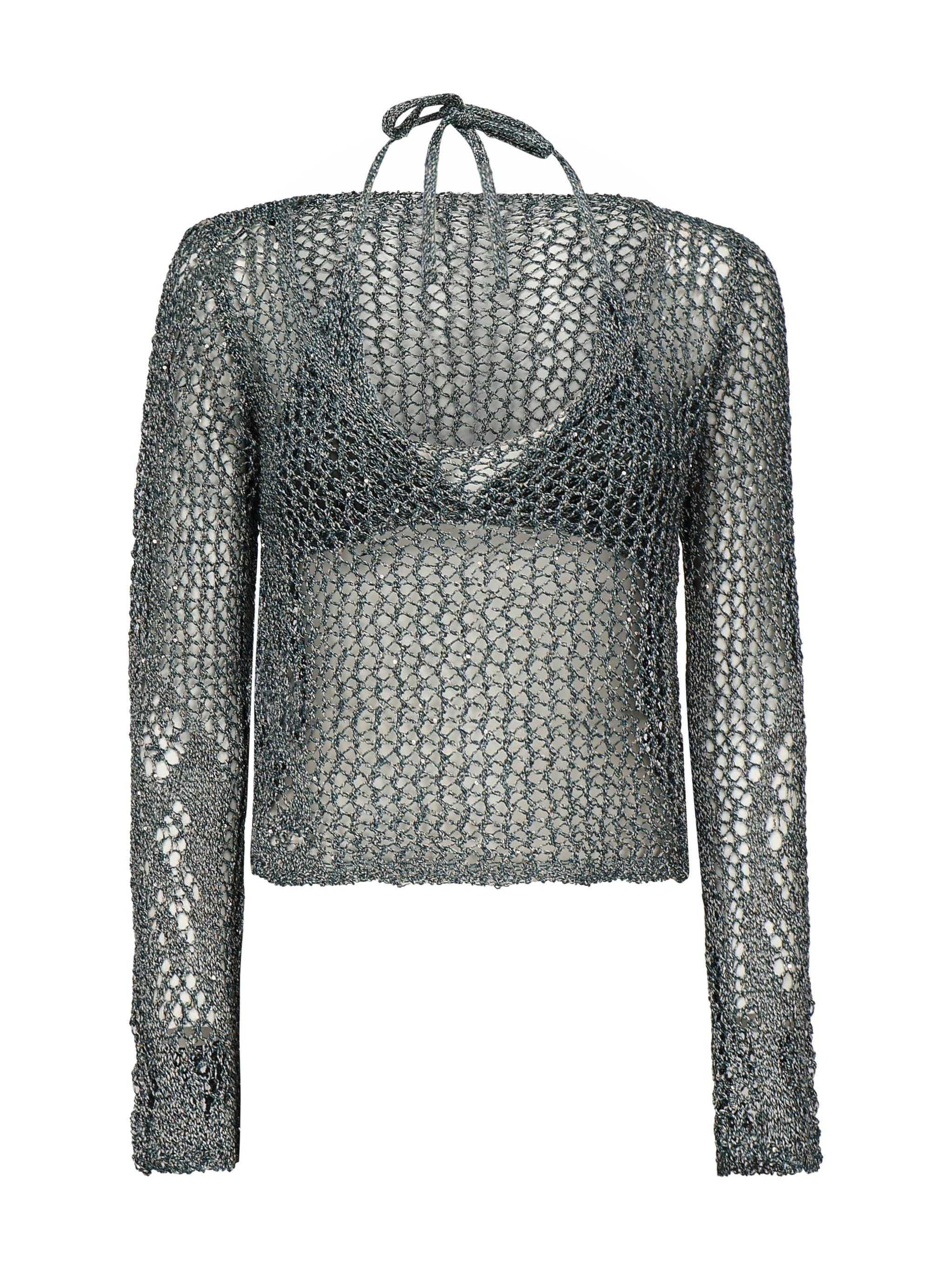 Maglia a rete con bikini 104749 A2FBSSZ PINKO 