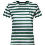 T-shirt in cotone a righe con logo 211B17779 002 POLO RALPH LAUREN 