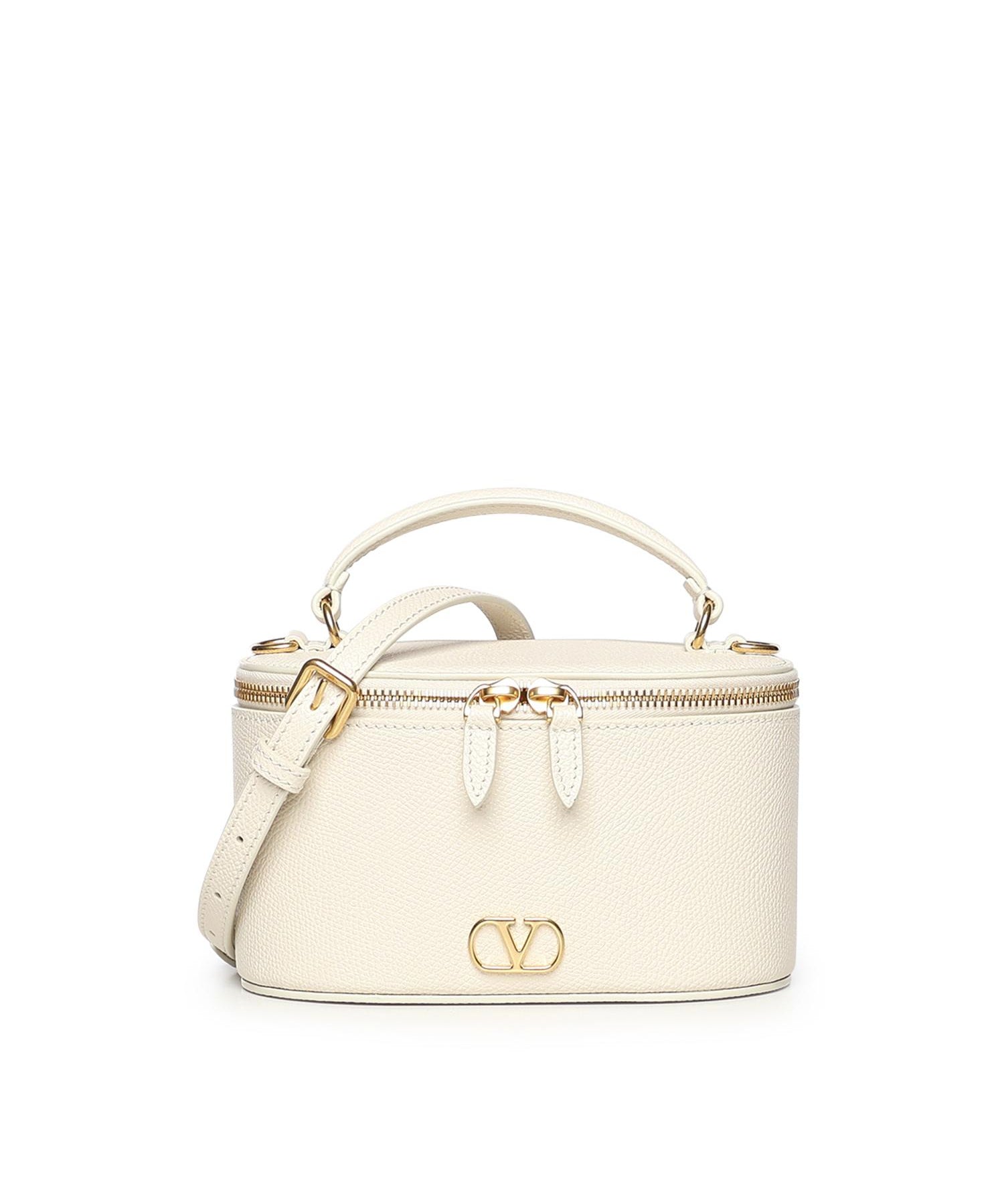 Mini Vanity Bag Vlogo Signature in vitello granato 8W0P0AX8 SNPI16 VALENTINO GARAVANI 