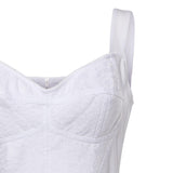 Abito corsetteria in tessuto tecnico e pizzo F63G9T GDCLQW0800 DOLCE & GABBANA 