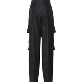 Pantaloni Batik AUW4CARGOP BLACK ALBERTO AUDENINO 