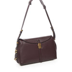 Borsa a spalla Saddle Bag media in pelle 105049 A1ZXLA7Q PINKO 