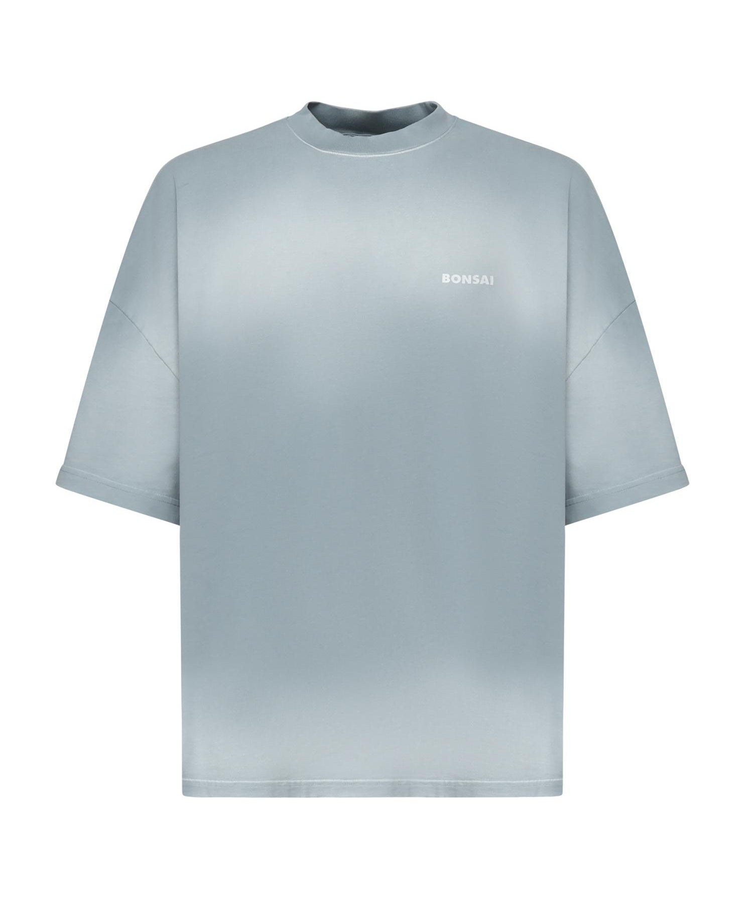 T-shirt spray con logo TS003001 BLUWHT BONSAI 