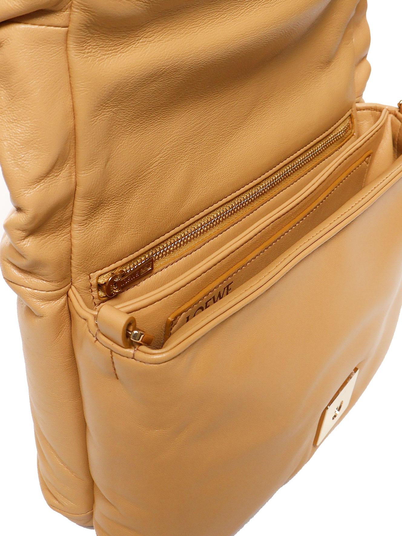 Borsa Puffer Goya in agnello nappato lucido AP40P41X01 GOYA PUFFER3150 LOEWE 