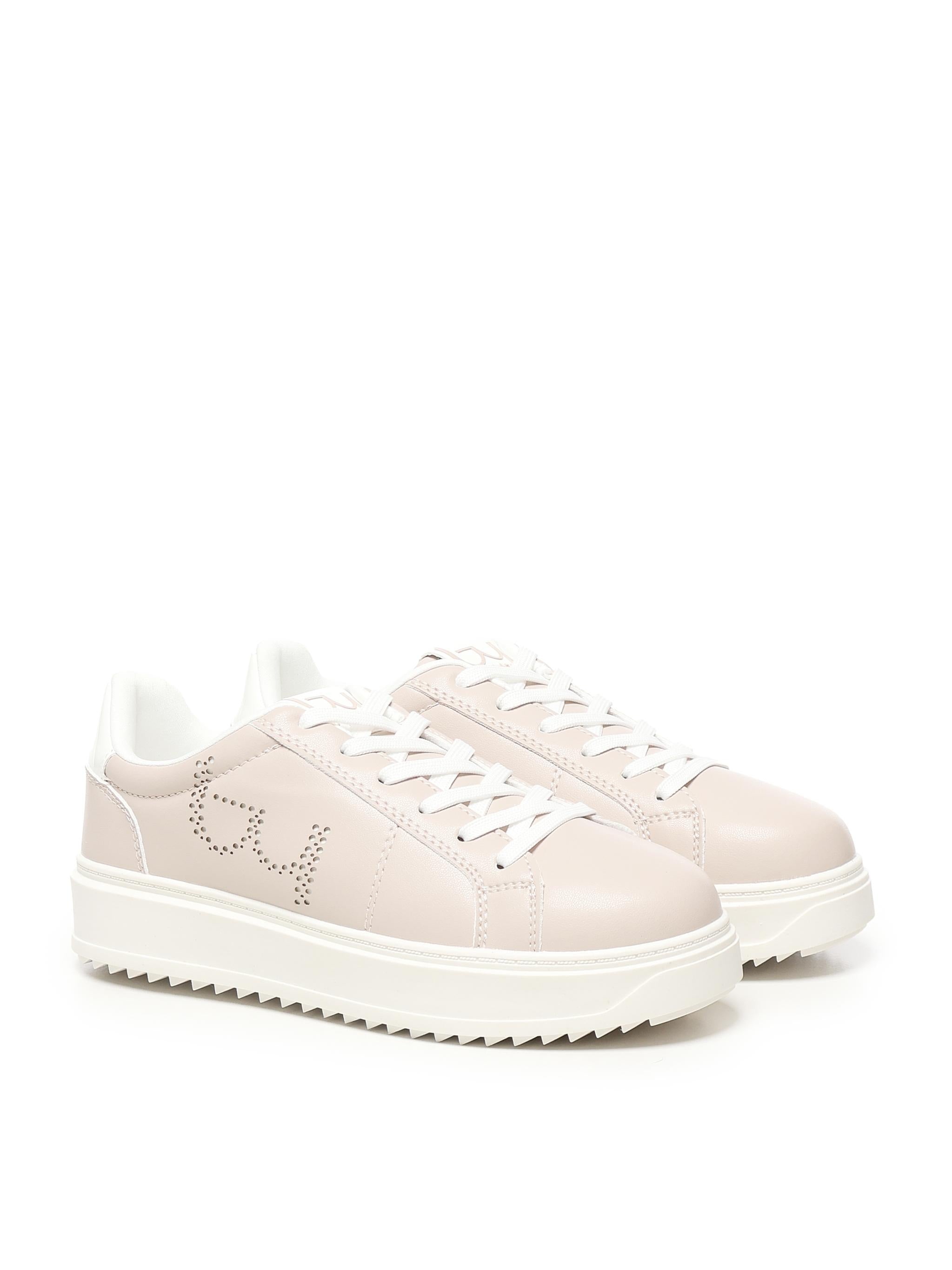 Sneakers Brooklyn con logo BYSC8WO01 NUDO/BIANCO BY BYBLOS 