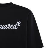 T-shirt in jersey con logo<BR/> S74GD1524 D20106900 DSQUARED2 