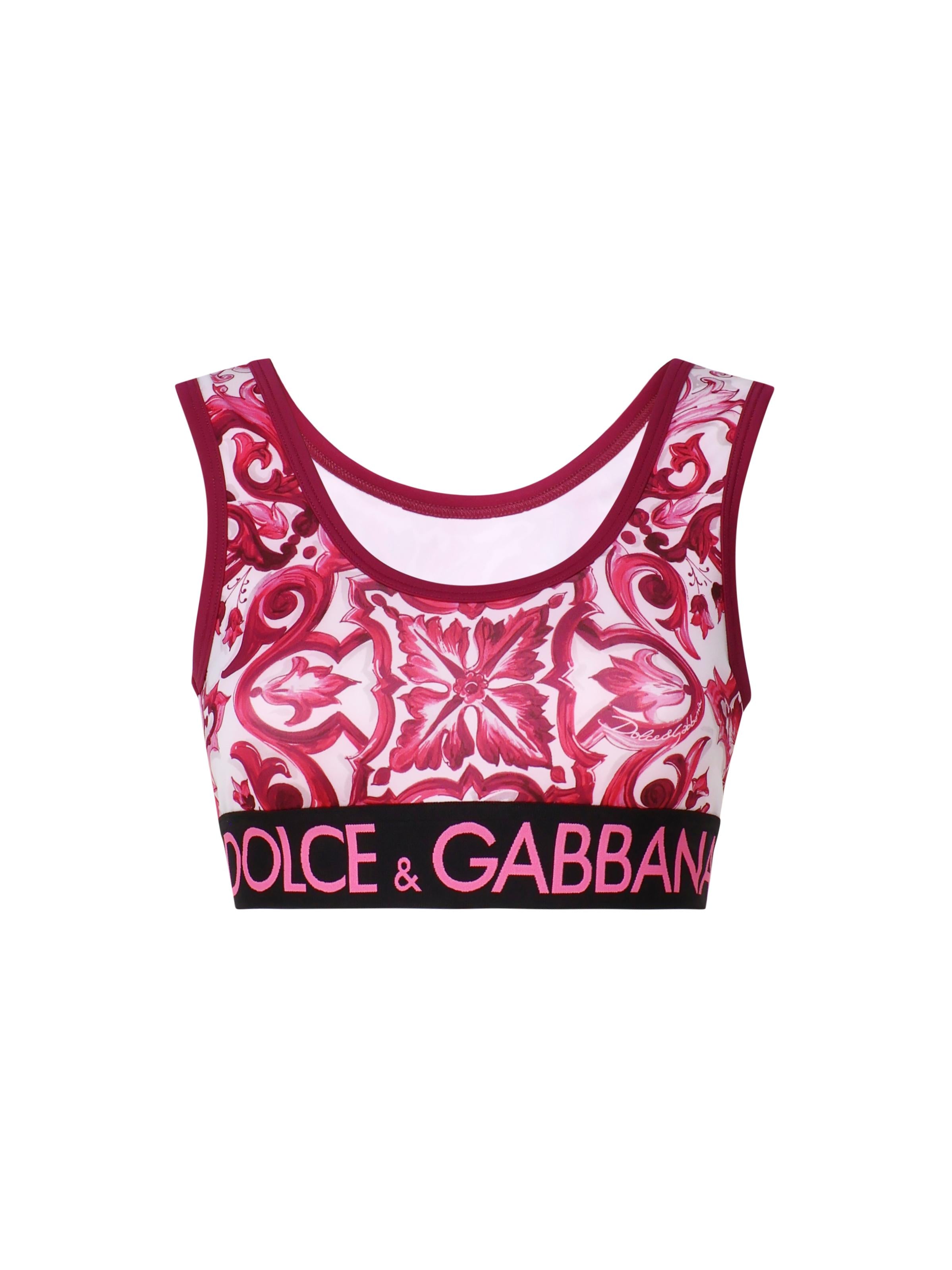 Top sportivo Majolica F777YT FPG7BH83TN DOLCE & GABBANA 