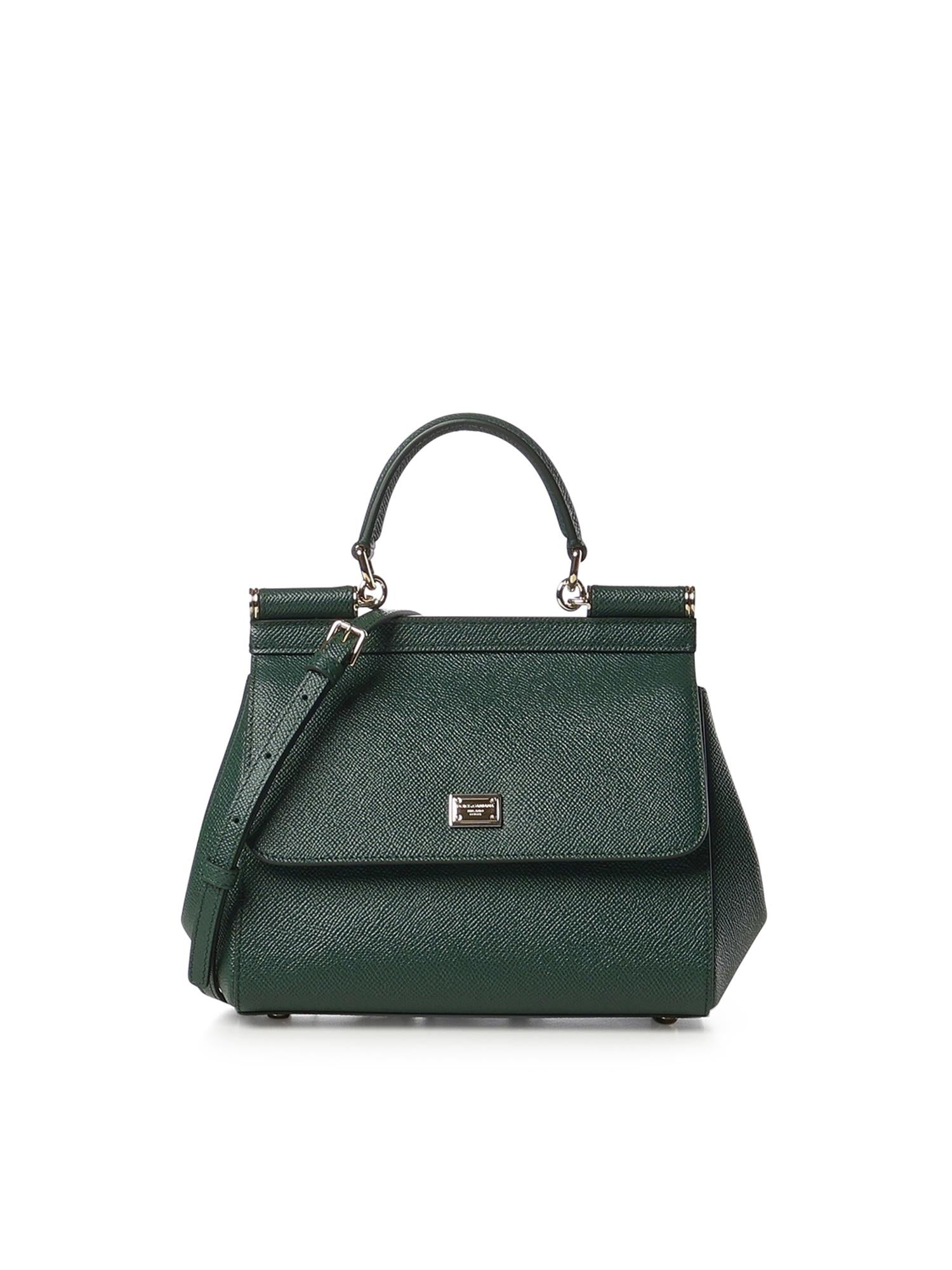 Borsa a mano Sicily piccola in pelle BB6003 B100187399 DOLCE & GABBANA 