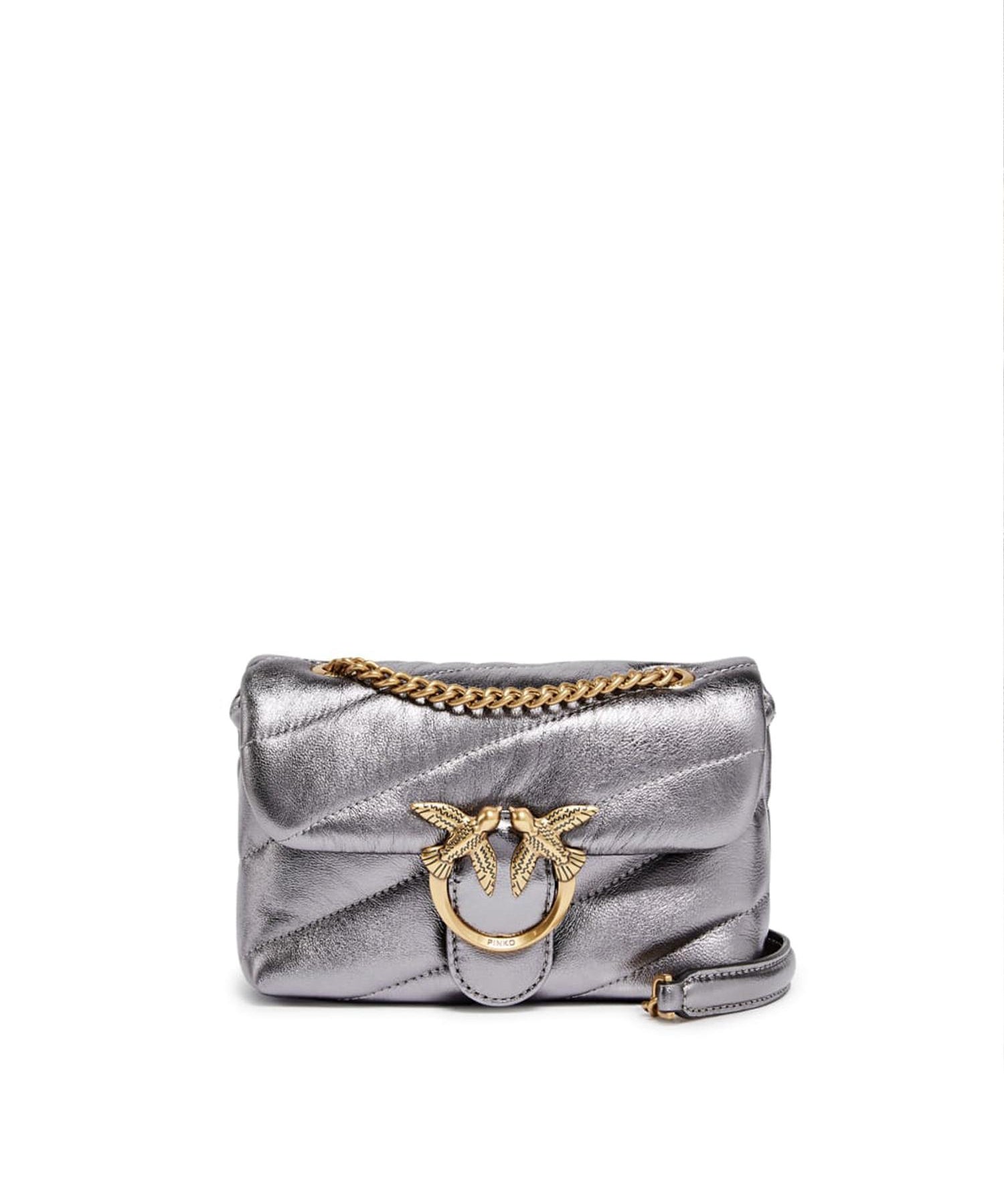 Borsa a tracolla Baby Love Bag Puff in nappa laminata 100040 A360IEHQ PINKO 