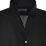 Camicia St.Regis in lino ST.REGIS NERO GALIANO 