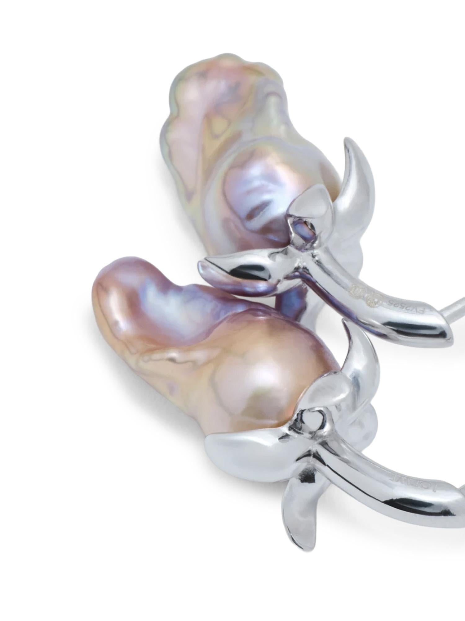 Orecchini fragola in argento sterling e perla JJ39239X01 4818 LOEWE 