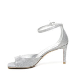 Sandali Nudistia in lurex SH998SLV  STUART WEITZMAN 