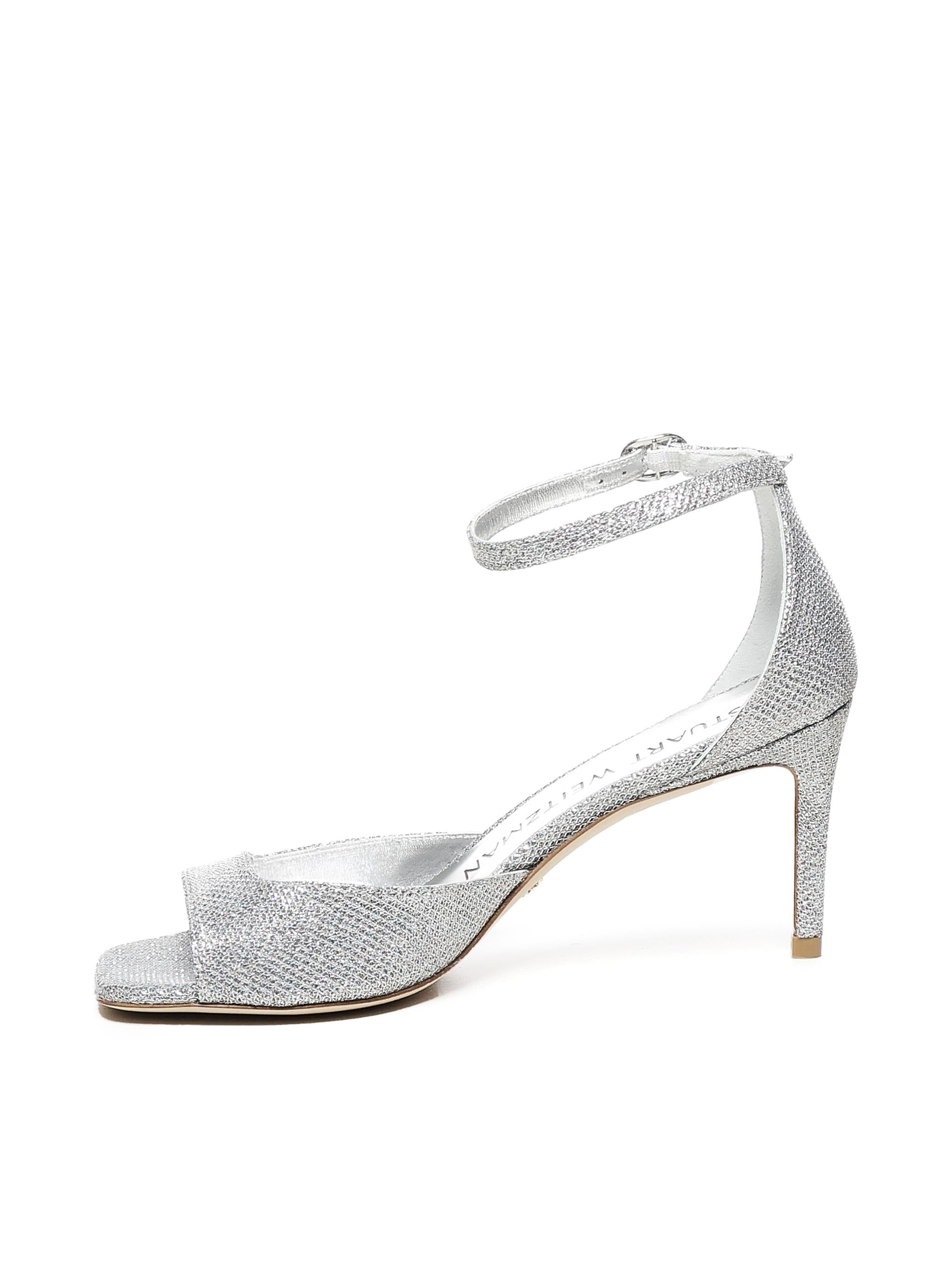 Sandali Nudistia in lurex SH998SLV  STUART WEITZMAN 