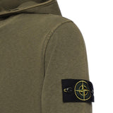 Felpa con cappuccio in cotone malfilé L1S156100031 S0060V0141 STONE ISLAND 
