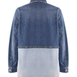 Camicia in denim Studshirt 2V3DB94J 93B558 VALENTINO GARAVANI 