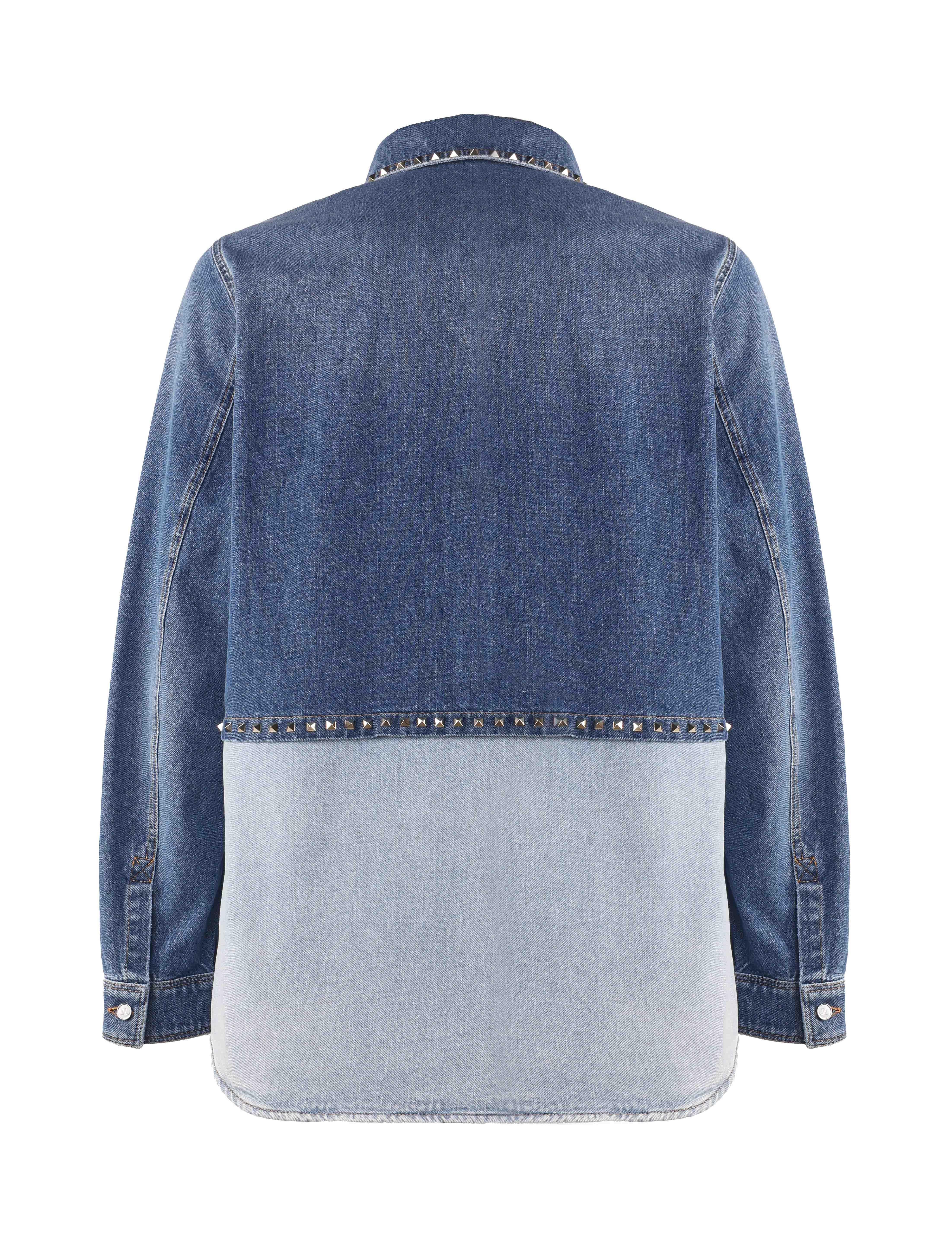 Camicia in denim Studshirt 2V3DB94J 93B558 VALENTINO GARAVANI 