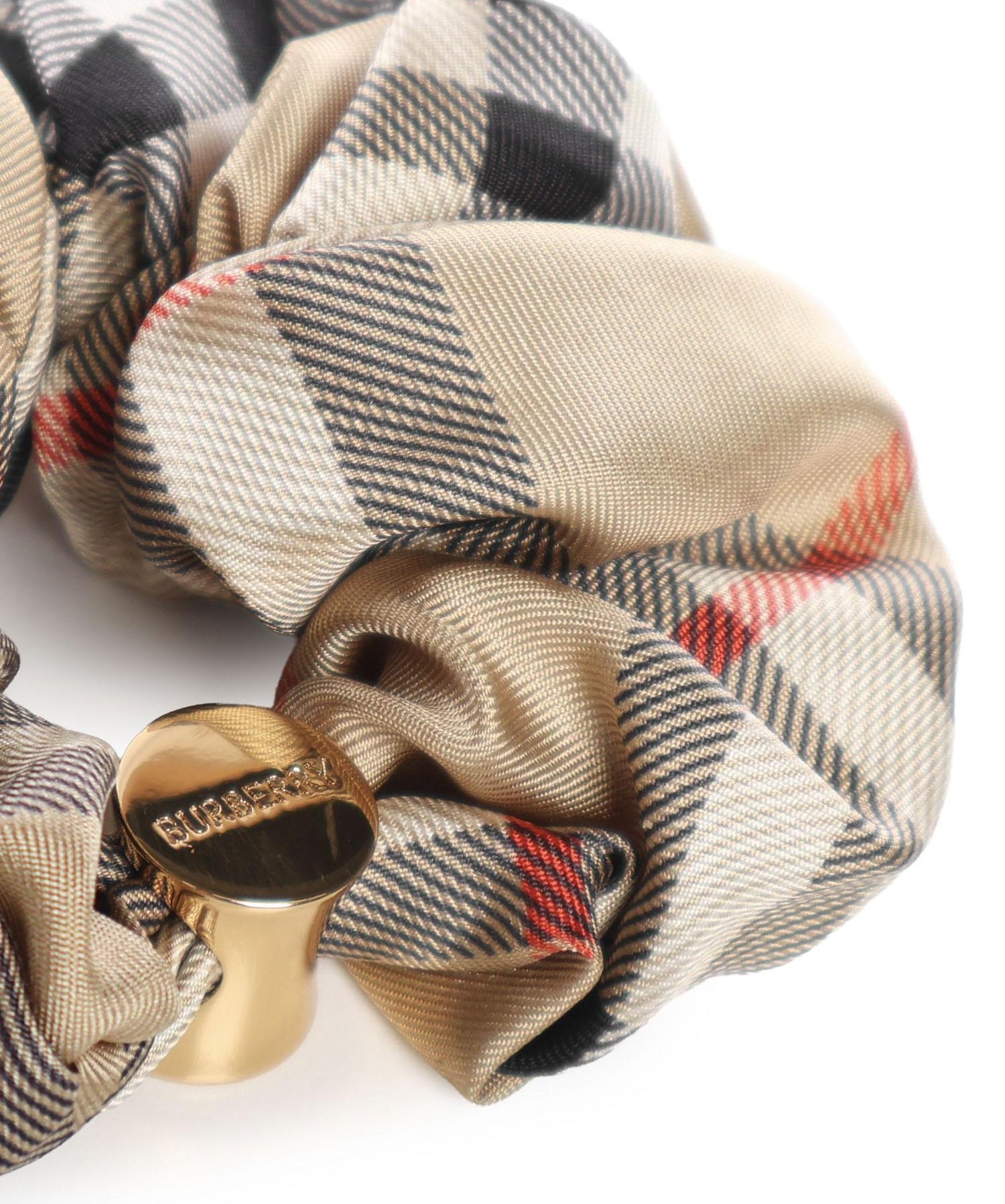 Scrunchie in seta Check 8119726 B9368 BURBERRY 