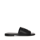 Slide in pelle con logo A80397 A036380999 DOLCE & GABBANA 