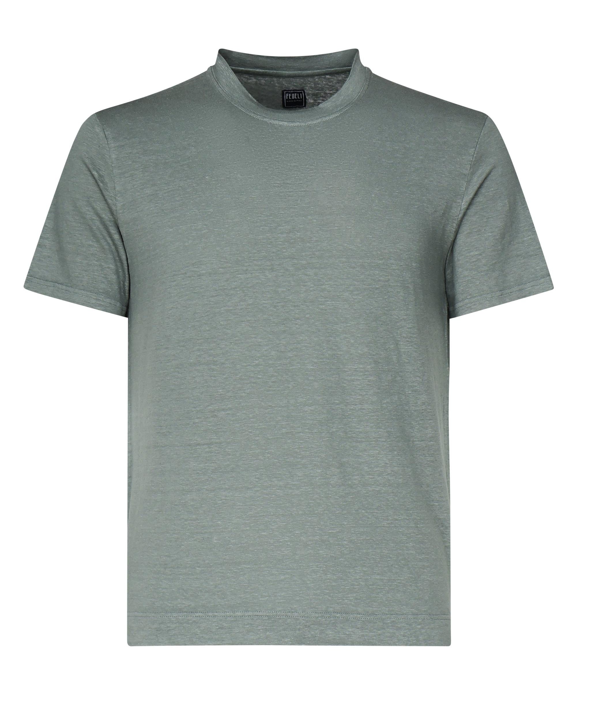 T-shirt in lino 8UED0151 710 FEDELI 