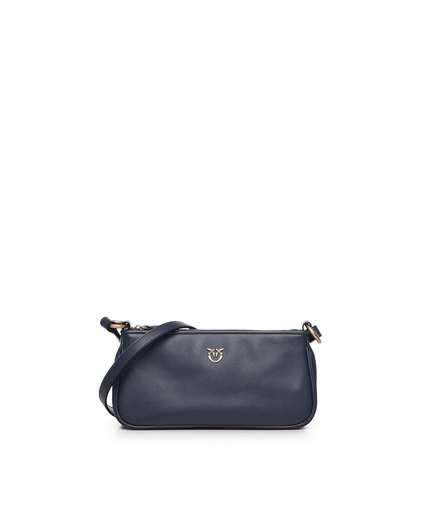 Borsa a tracolla Mini Half Moon Horizontal in pelle 105069 A0QOG08Q PINKO 