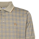 Polo in misto cotone Check<BR/> 8119563 C4053 BURBERRY 