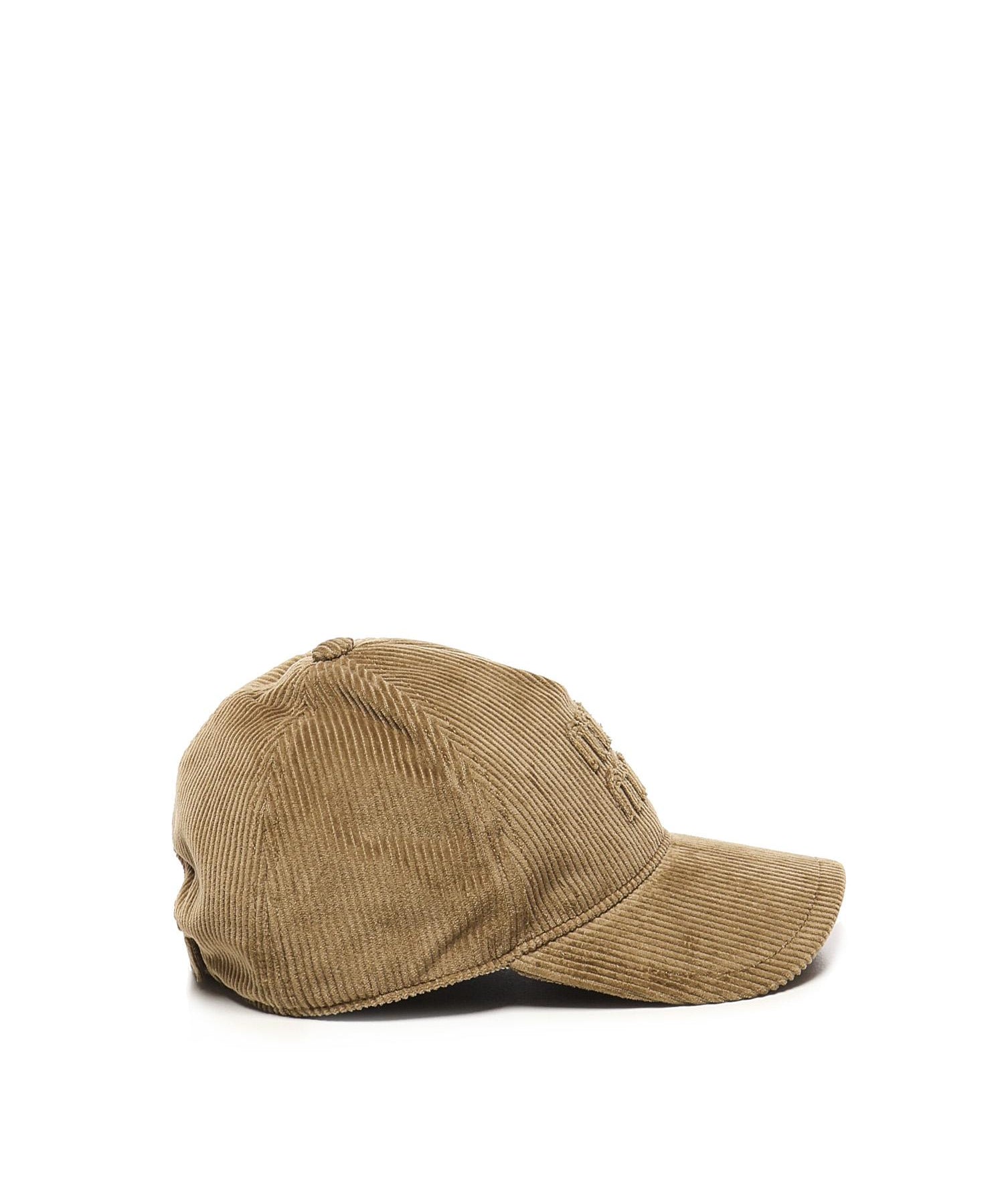 Cappello da baseball in velluto a coste 5HC179 2F81F0401 MIU MIU 