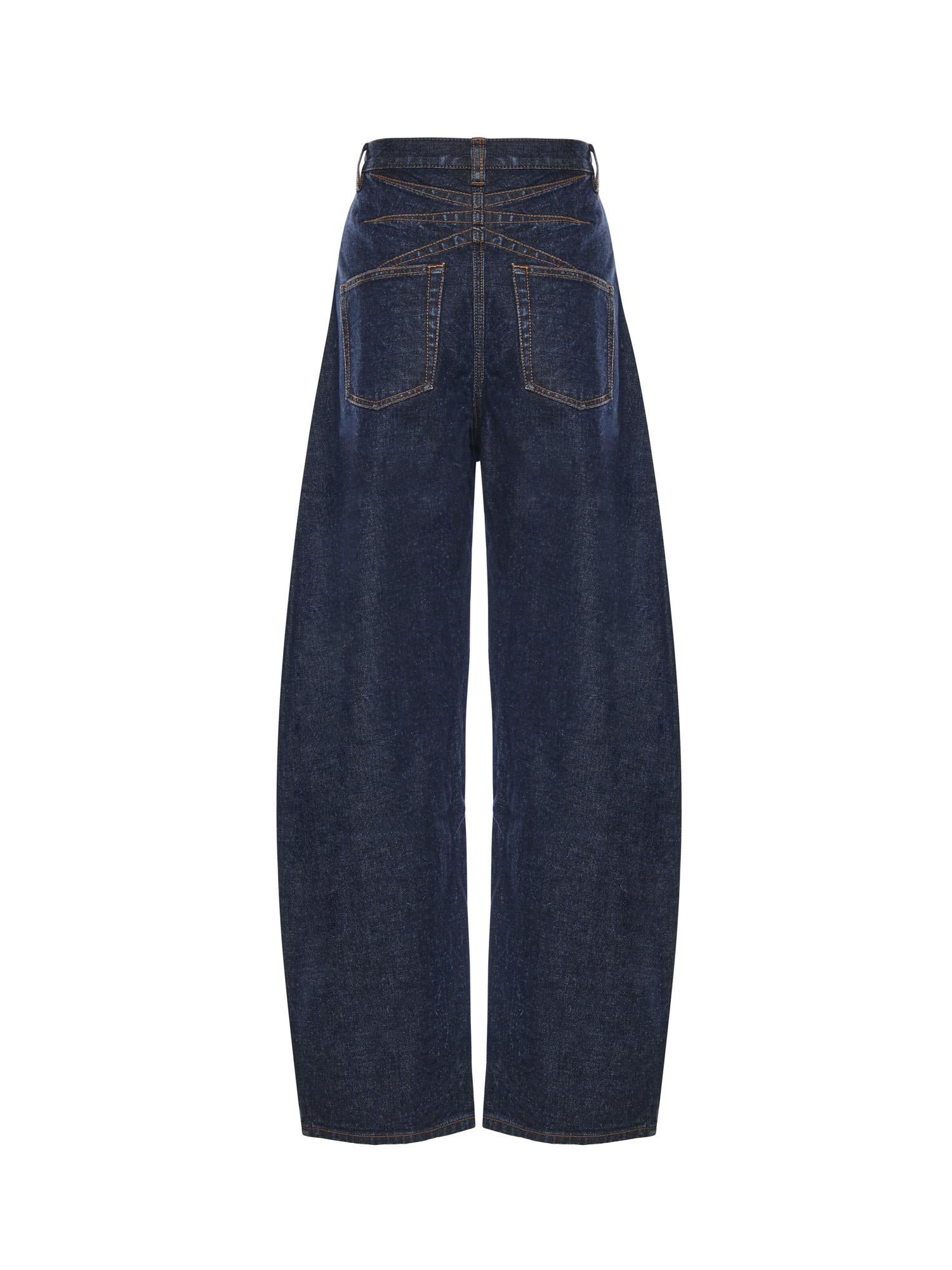 Jeans Round in denim AA9P0176D014C A24 ALAIA 