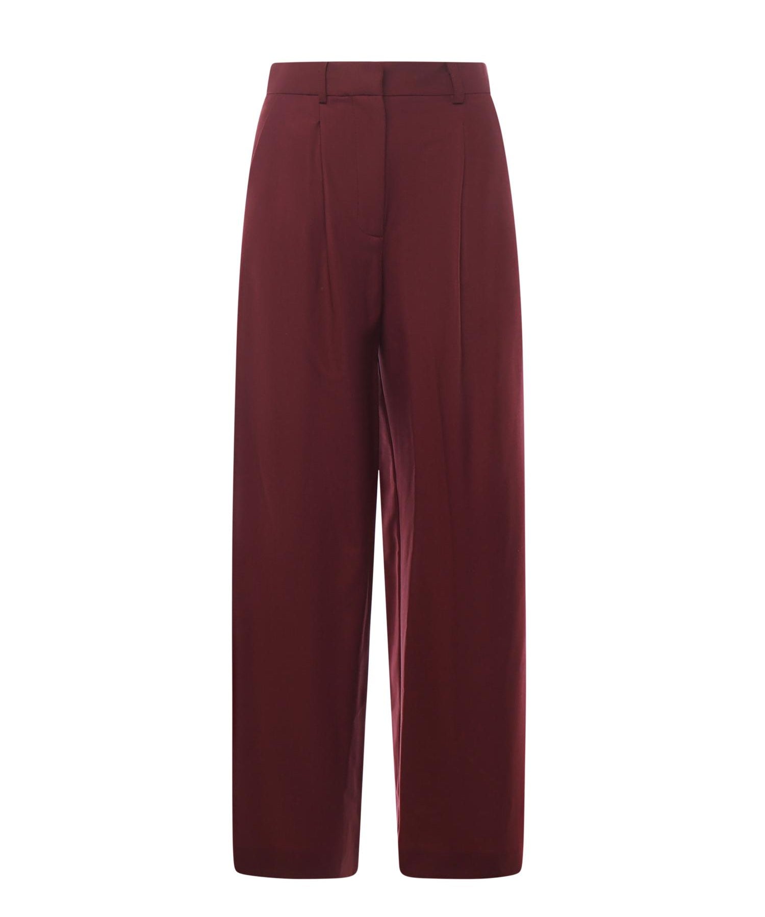 Pantalone palazzo in misto viscosa DP9926 ROUGE NOIRE OTTOD'AME 