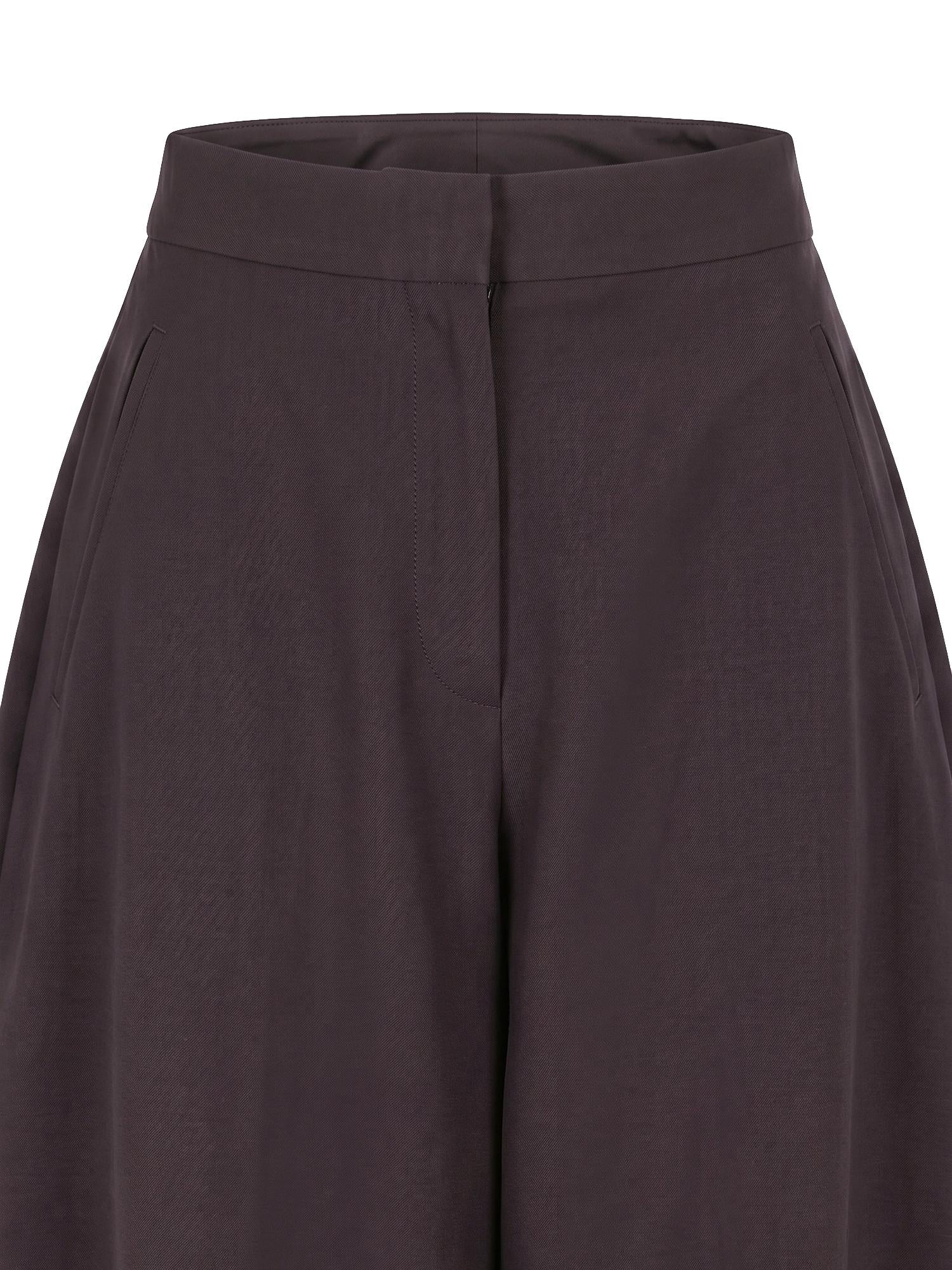 Pantaloni in popeline effetto carta AA9P1359W144C 413 ALAIA 