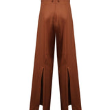 Pantaloni Dakota in suede 25FWNPN-0017 BROWN NINEMINUTES 