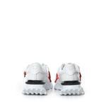Sneakers Raptor 1 in pelle<BR/> RAPTOR1 NAPPAWHITE GIULIANO GALIANO 