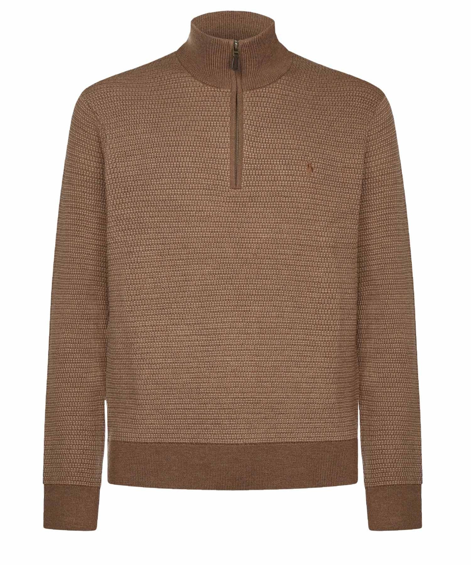 Maglia in lana con zip 710948865 002 POLO RALPH LAUREN 