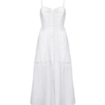 Abito lungo Dafelle 251620 WHITE CHARO RUIZ 