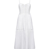 Abito lungo Dafelle 251620 WHITE CHARO RUIZ 