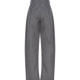 Pantaloni affusolati in lana accoppiata e cotone 769763 V1JO01874 BOTTEGA VENETA 