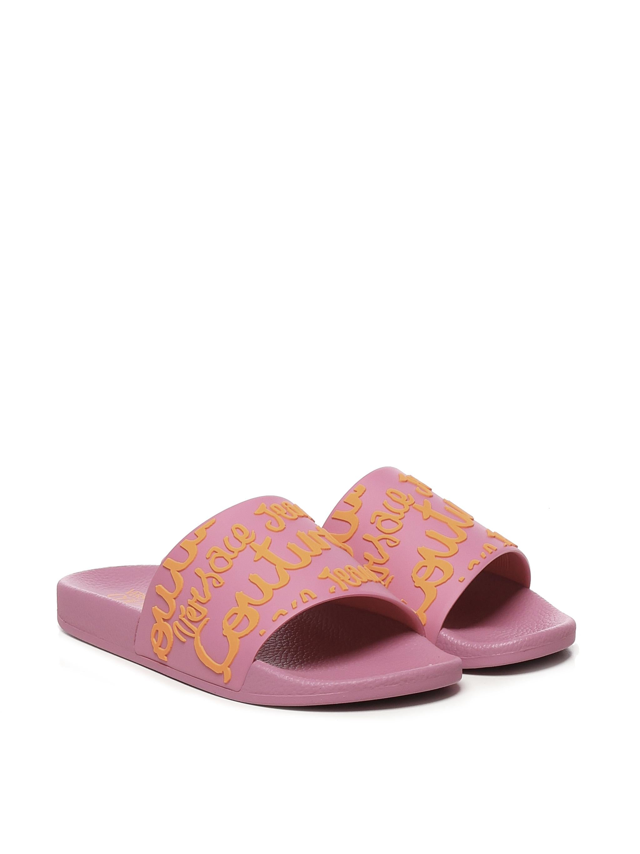 Slides Shelly con logo 78VA3SQ1 71352R53 VERSACE JEANS COUTURE 