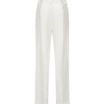 Pantaloni Abby in gabardina di viscosa DP883 IF0049DXXX001 DONDUP 