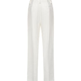 Pantaloni Abby in gabardina di viscosa DP883 IF0049DXXX001 DONDUP 
