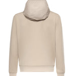 Giubbotto in misto cotone con logo HE1420005 BEIGE HESKIMO 