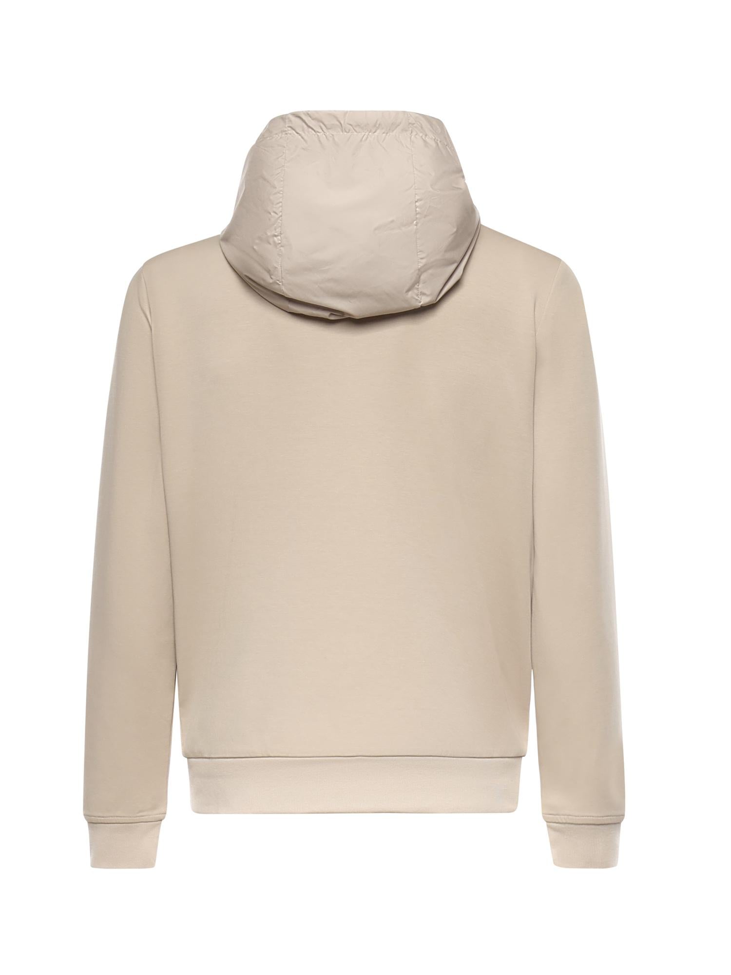 Giubbotto in misto cotone con logo HE1420005 BEIGE HESKIMO 