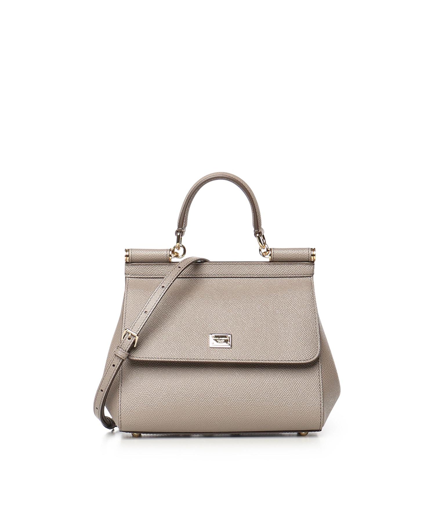 Borsa a mano Sicily piccola in pelle BB6003 B100180045 DOLCE & GABBANA 